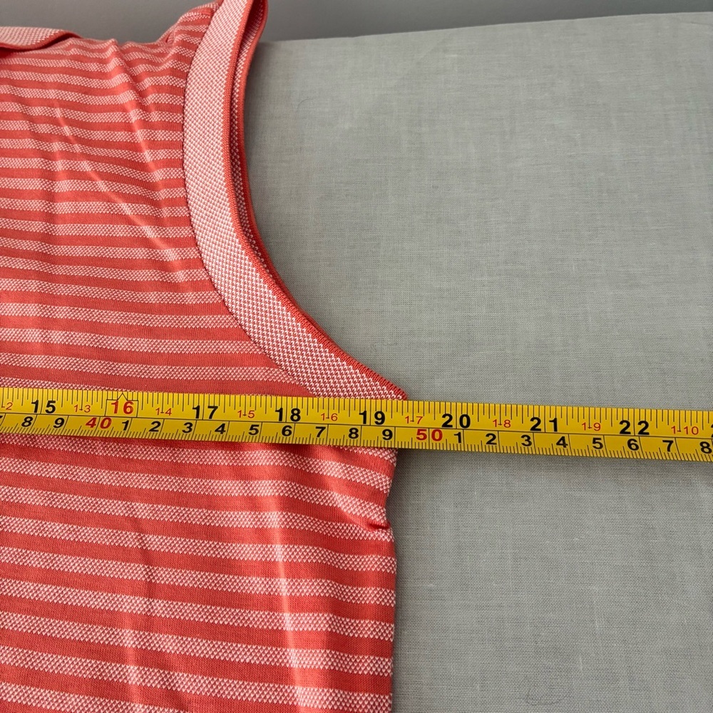 NWT Adidas Women's Striped Sleeveless Pink Golf Top - Picture 10 of 11